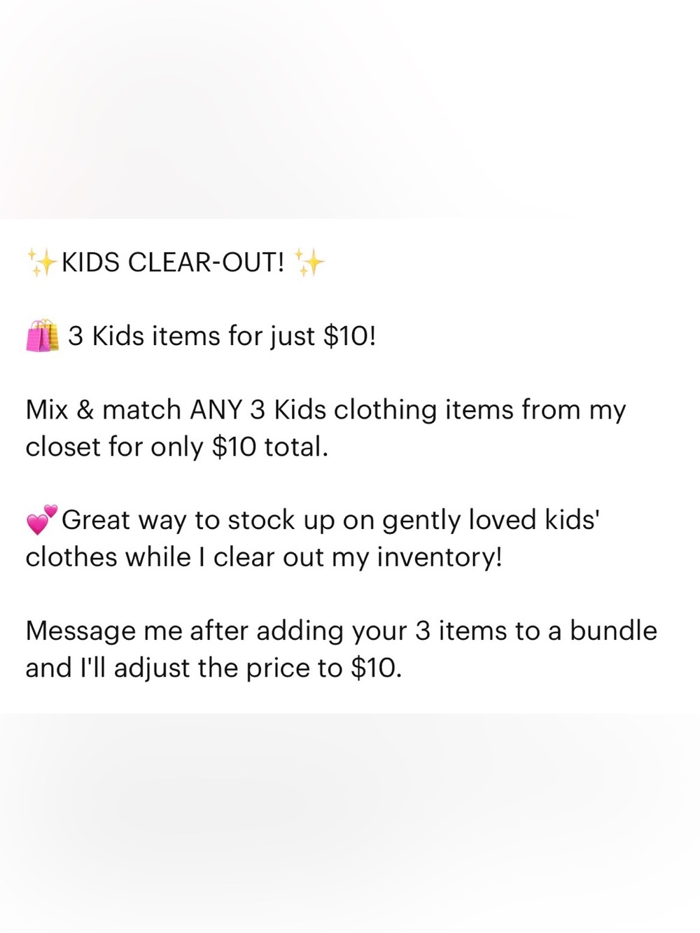 ✨KIDS CLOSET CLEAROUT!✨